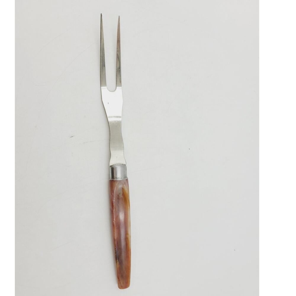 Vintage Stainless Steel Meat Fork 10"  PRE-OWNED